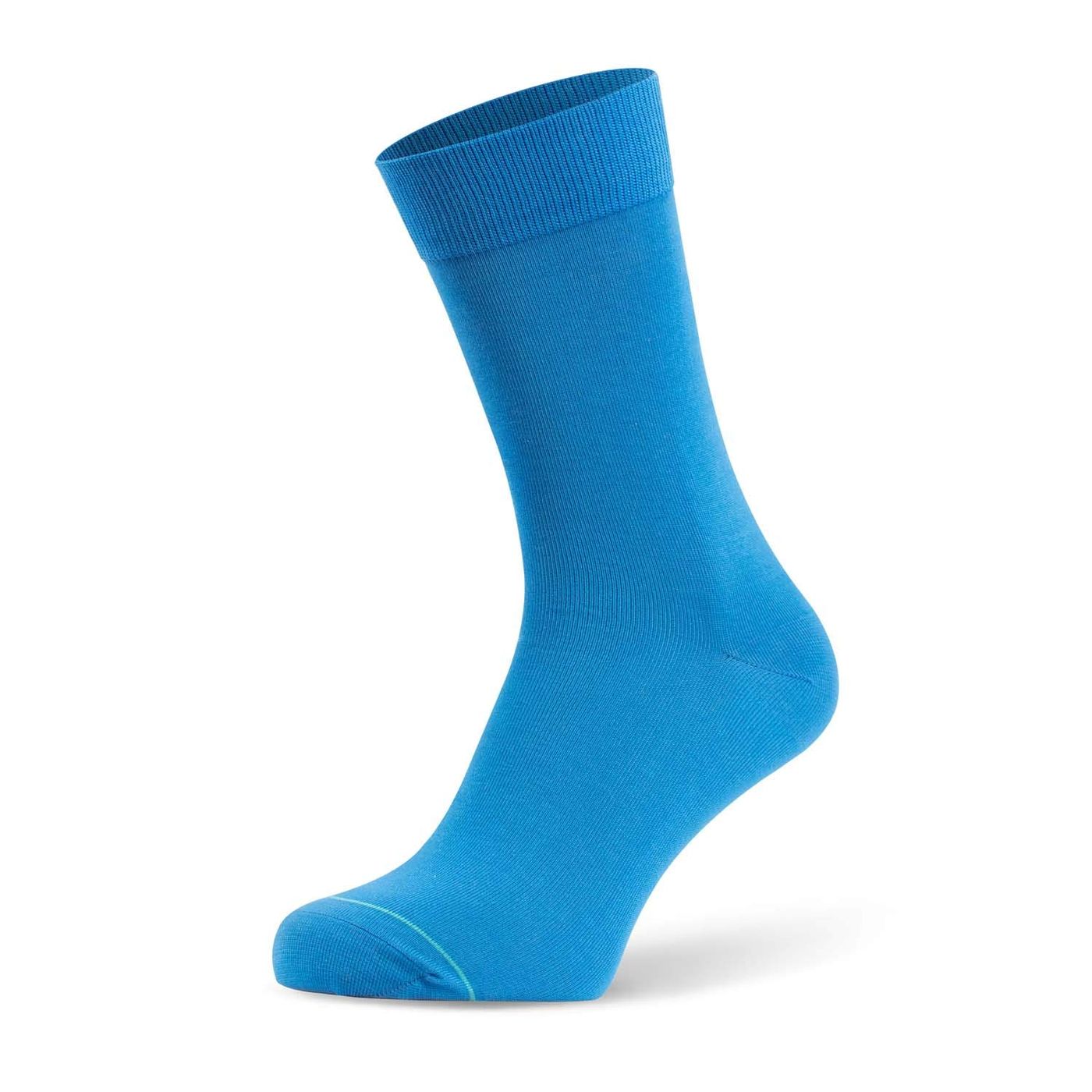 Tiger's Milk Socke in Regatta-Blau auf Weiß